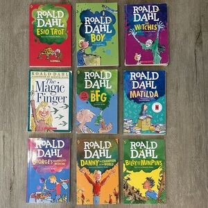 Roald Dahl Books Set of 9
